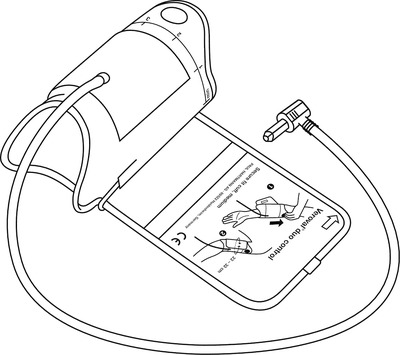 Veroval Duo Control Zugbügelmanschette M 22-32 Cm 1 St