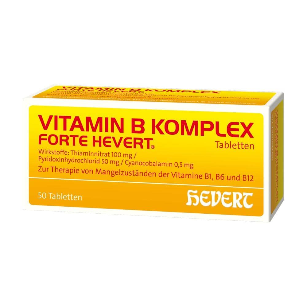 VITAMIN B KOMPLEX FORTE HEVERT Tabletten 50 St Tabletten