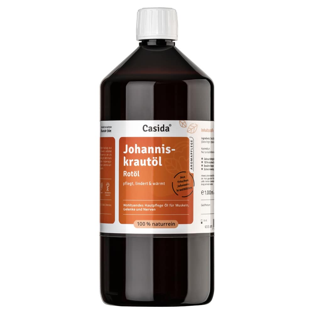 Casida Johanniskrautöl – Rotöl 1000 ml Öl