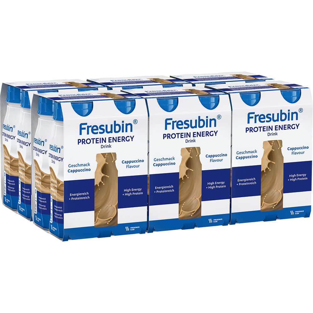 Fresubin Protein Energy DRINK Trinknahrung Cappuccino 6X4X200 ml Lösung