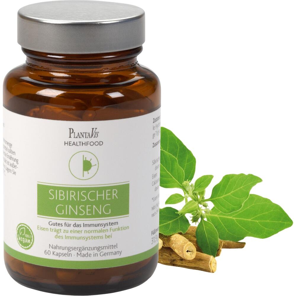 SIBIRISCHER GINSENG vegan 60 St Kapseln