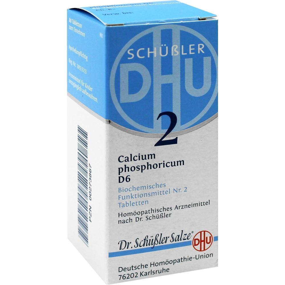 DHU Schüßler-Salz Nr. 2 Calcium phosphoricum D6 80 St Tabletten