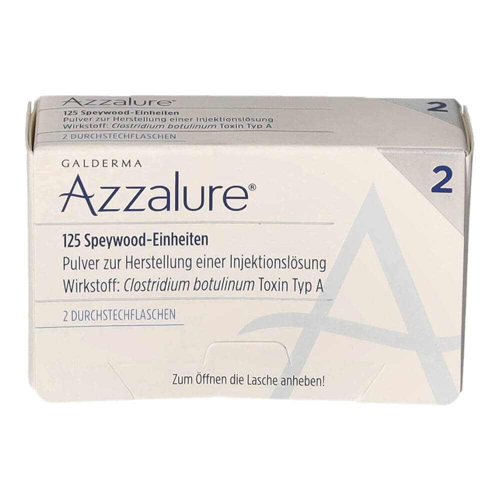 Azzalure 125 Speywood-Einheiten 2 St Pulver zur Herstellung einer Injektionslösung