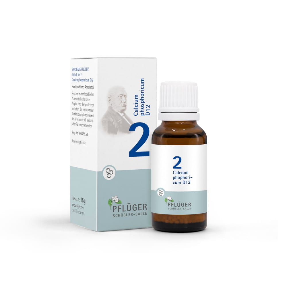 Schüßler-Salz Nr. 2 Calcium phosphoricum D12 15 g Globuli