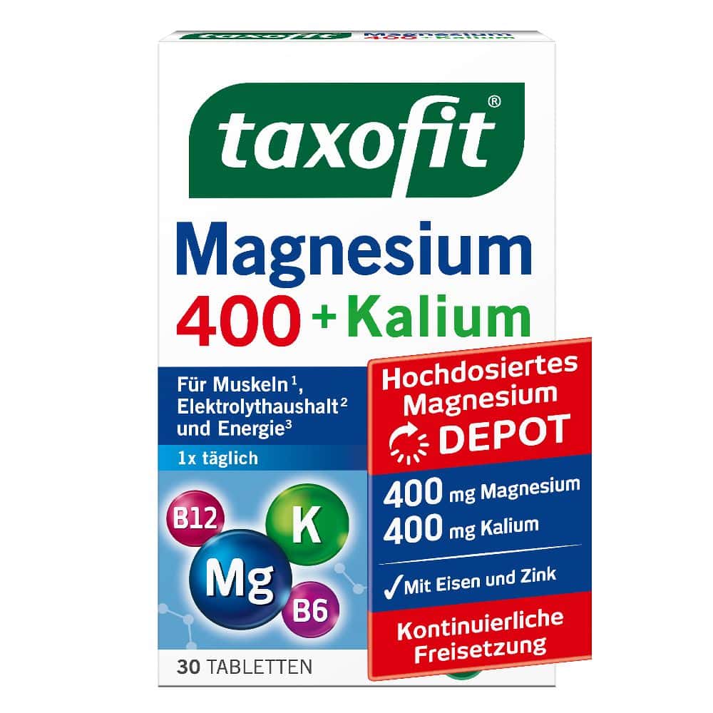 taxofit Magnesium 400 + Kalium 30 St Tabletten
