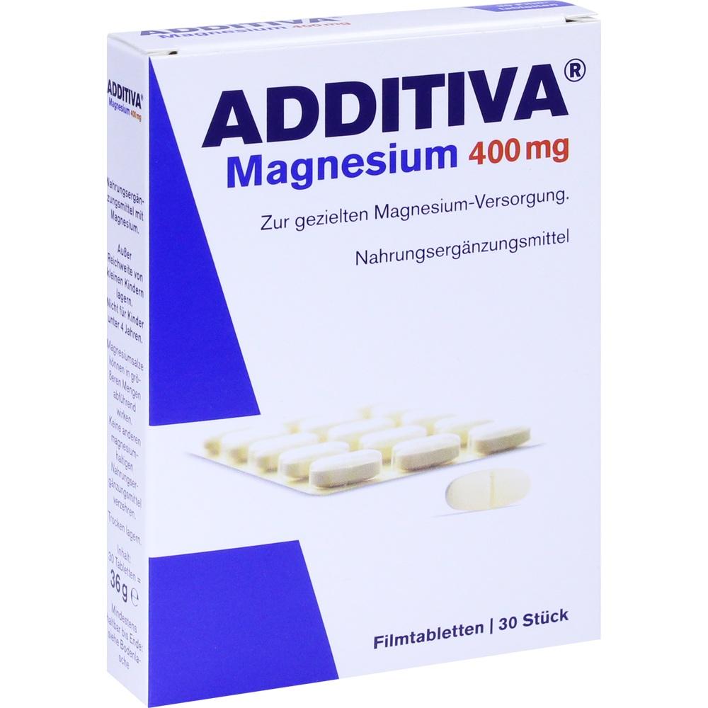 ADDITIVA Magnesium 400 mg  30 St Filmtabletten