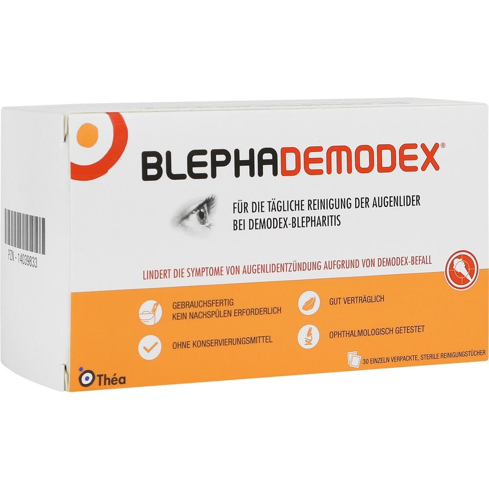 Blephademodex Sterile Reinigungstücher 30 St Kompressen