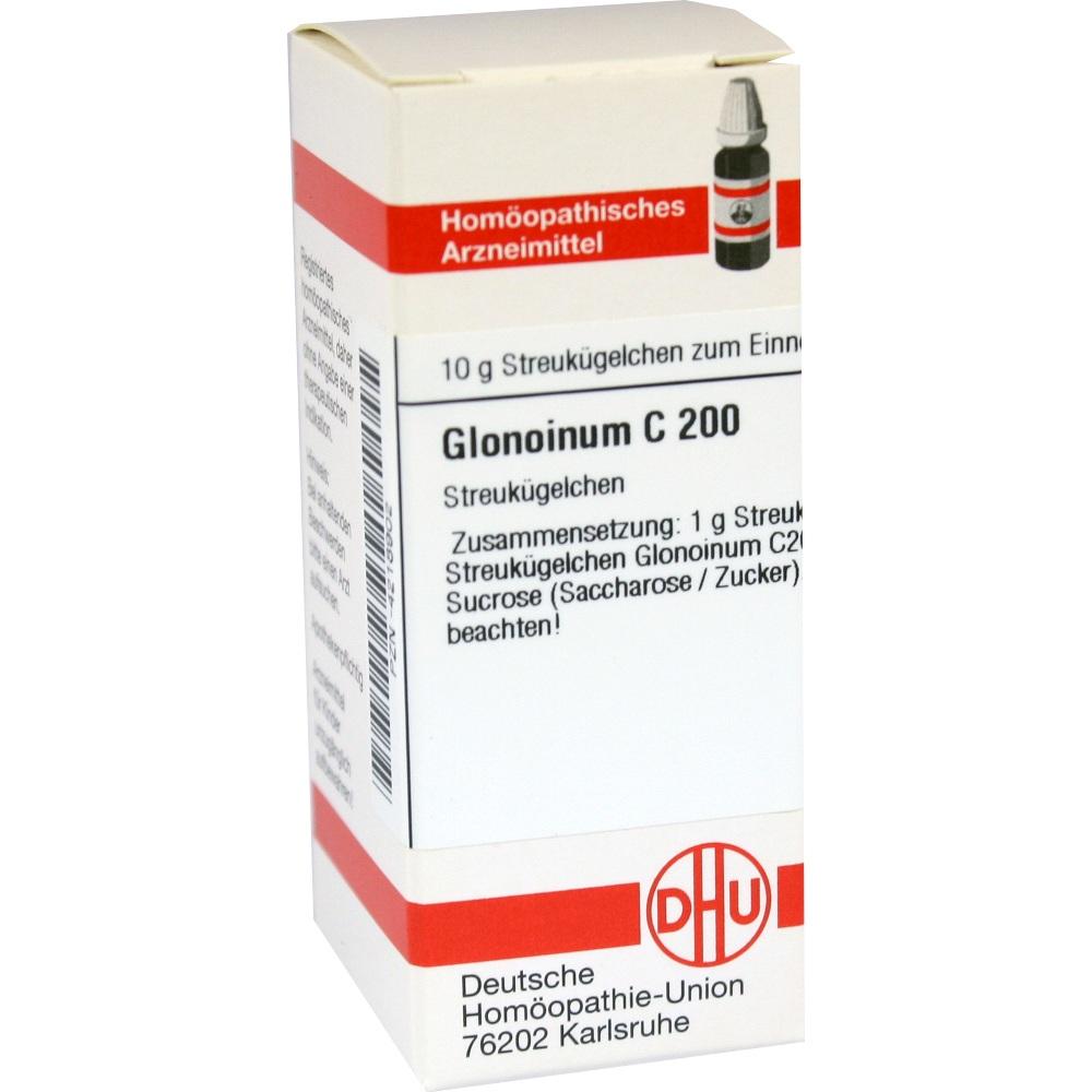 GLONOINUM C 200 Globuli 10 g Globuli