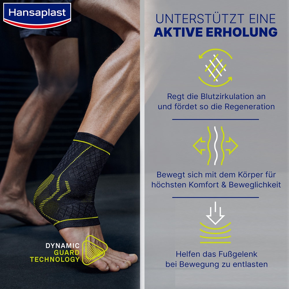 Hansaplast PERFORMANCE FUßGELENK-BANDAGE Größe M 1 St Bandage