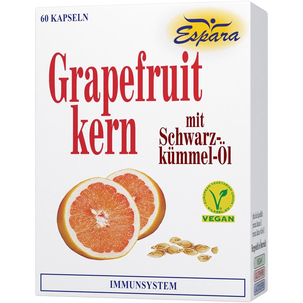 Espara Grapefruitkern mit Schwarzkümmel-Öl 60 St Kapseln