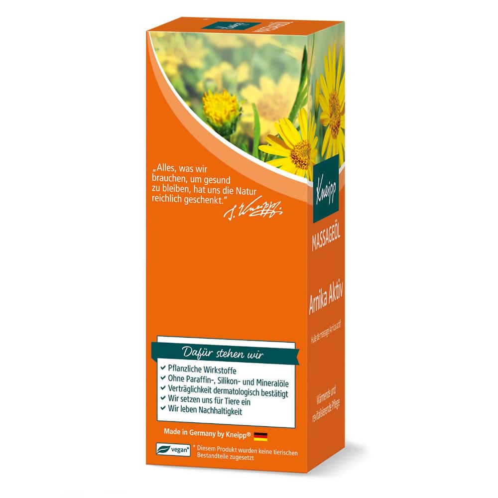 Kneipp MASSAGEÖL Arnika Aktiv 100 ml Öl
