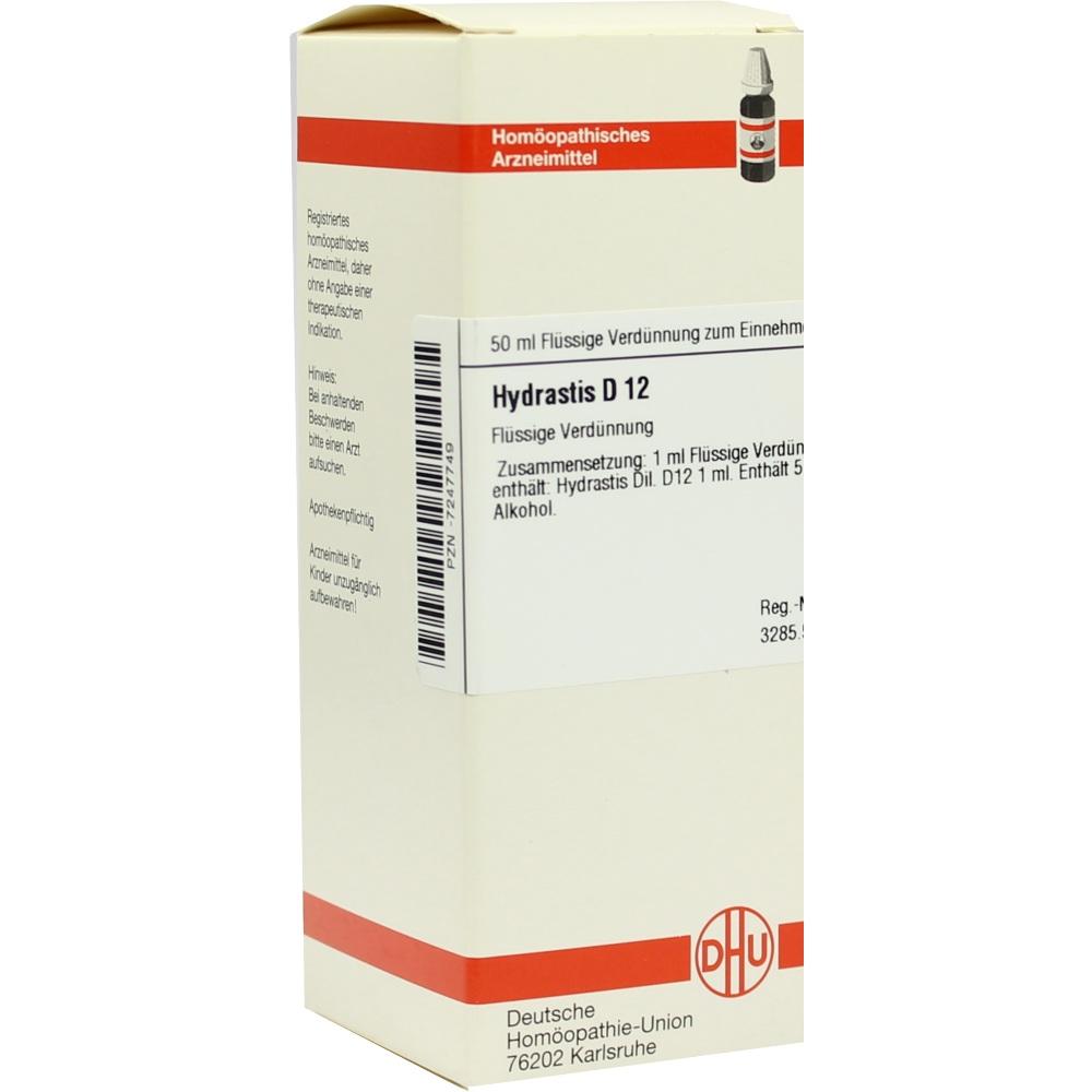 HYDRASTIS D 12 Dilution 50 ml Dilution