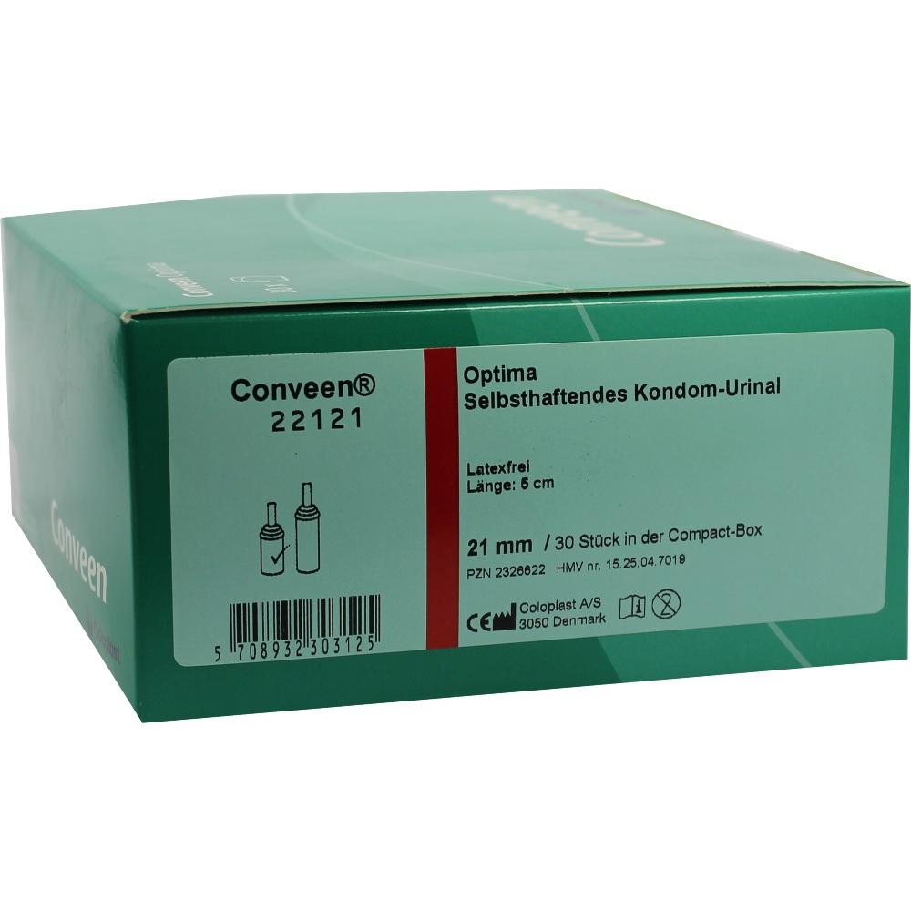 CONVEEN Optima Kondom Urinal 5 cm 21 mm 22121 30 St Kondome