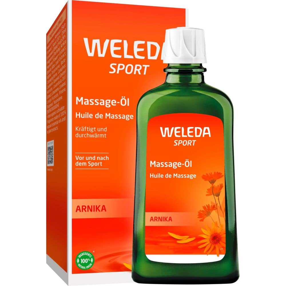 WELEDA Sport Massage-Öl Arnika 200 ml Öl