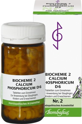 BIOCHEMIE 2 Calcium phosphoricum D 6 Tabletten 200 St Tabletten
