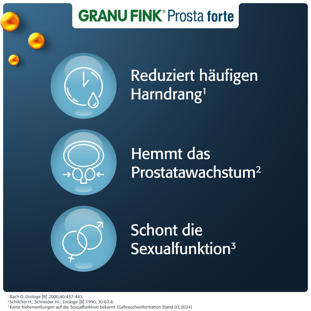 GRANU FINK Prosta forte 500mg 40 St Hartkapseln