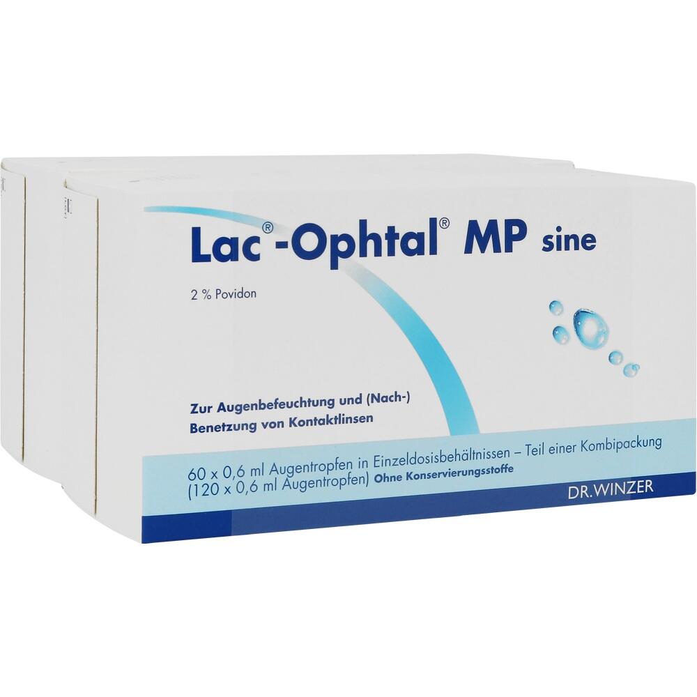 LAC OPHTAL MP sine Augentropfen 120X0.6 ml Augentropfen