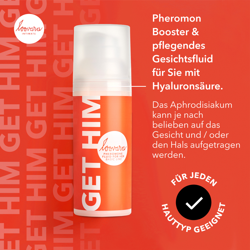 Loovara Get Him Pheromon Fluid für Sie 50 ml Gel Loovara Get Him Pheromon Fluid für Sie 50 ml Gel