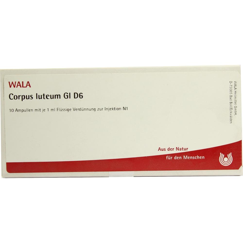 Corpus luteum Gl D6 Ampullen 10X1 ml Ampullen