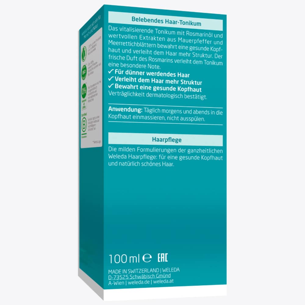 WELEDA Belebendes Haar-Tonikum 100 ml Tonikum