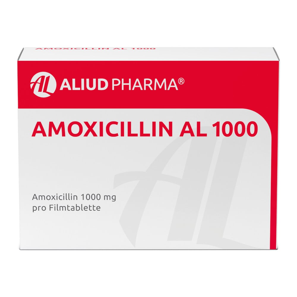 Amoxicillin AL 1000 20 St Filmtabletten
