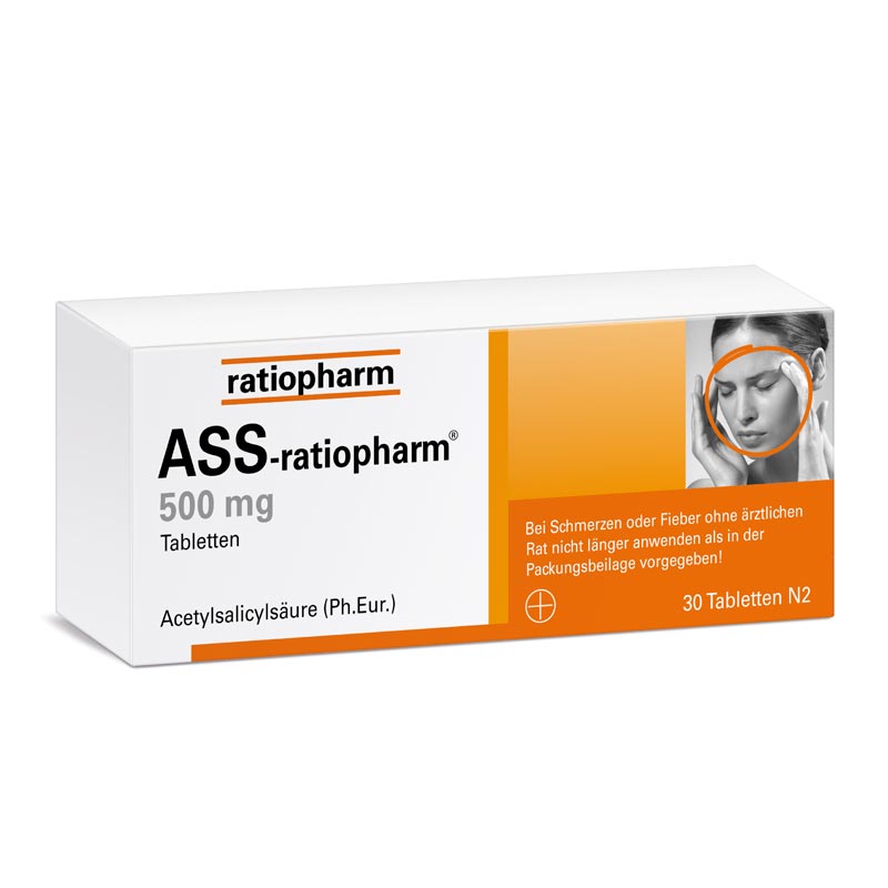 ASS-ratiopharm 500 mg 30 St Tabletten