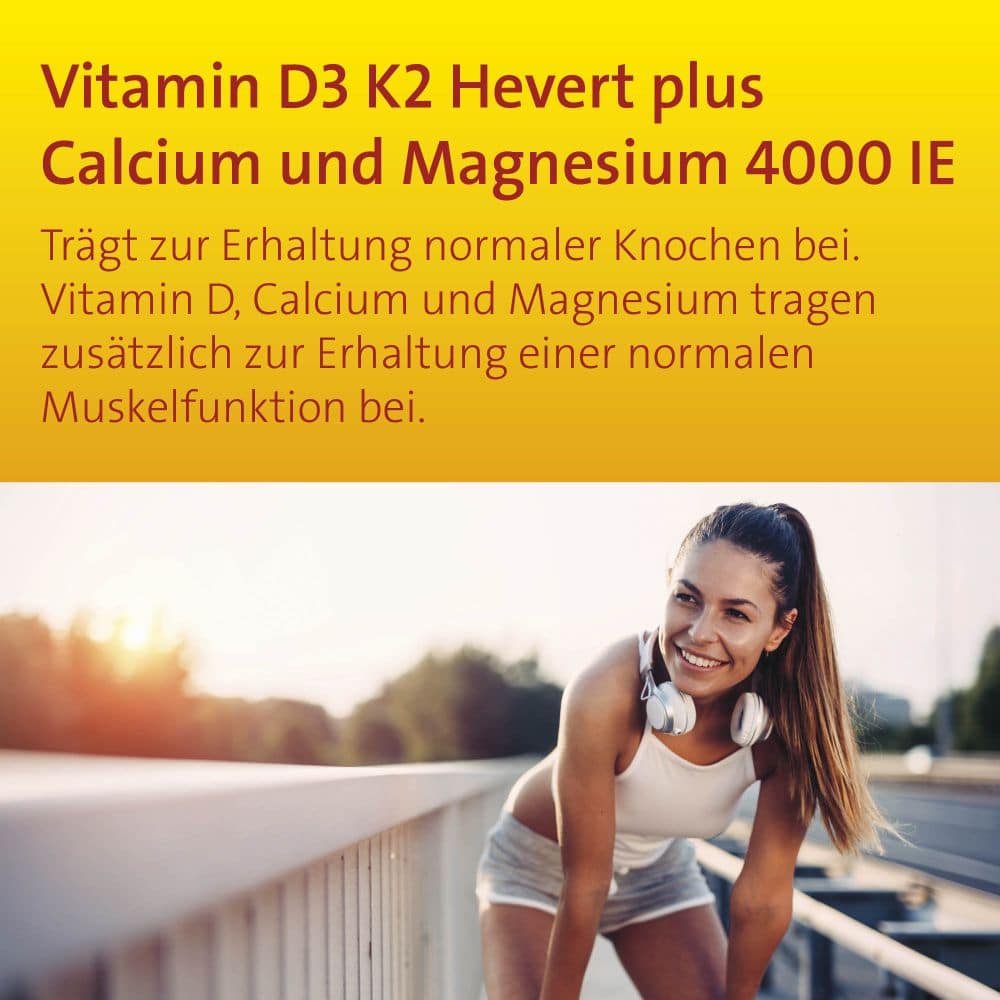 VITAMIN D3 K2 HEVERT 4000 I.E. 60 St Kapseln