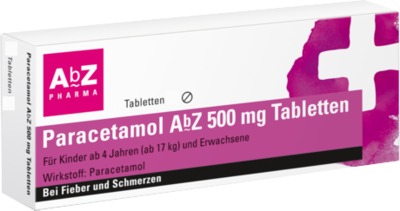 Paracetamol AbZ 500mg 20 St Tabletten