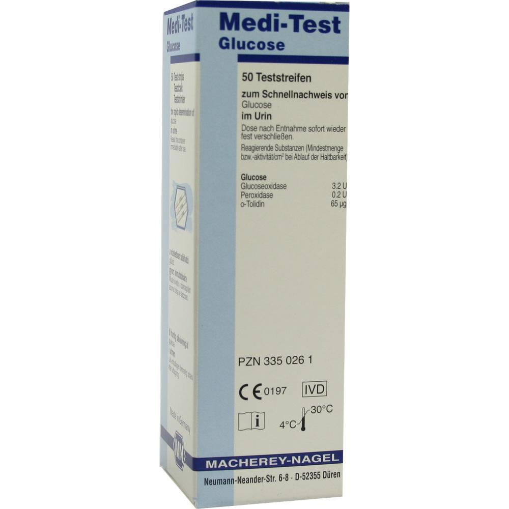 MEDI-TEST Glucose Teststreifen 50 St Teststreifen
