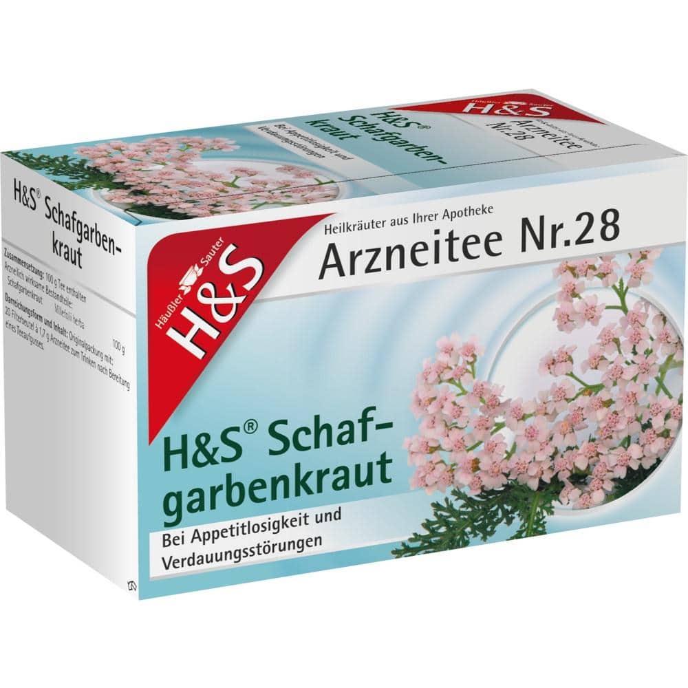 H&S Arzneitee Schafgarbenkraut 20X1.7 g Filterbeutel