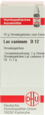 LAC CANINUM D 12 Globuli 10 g Globuli