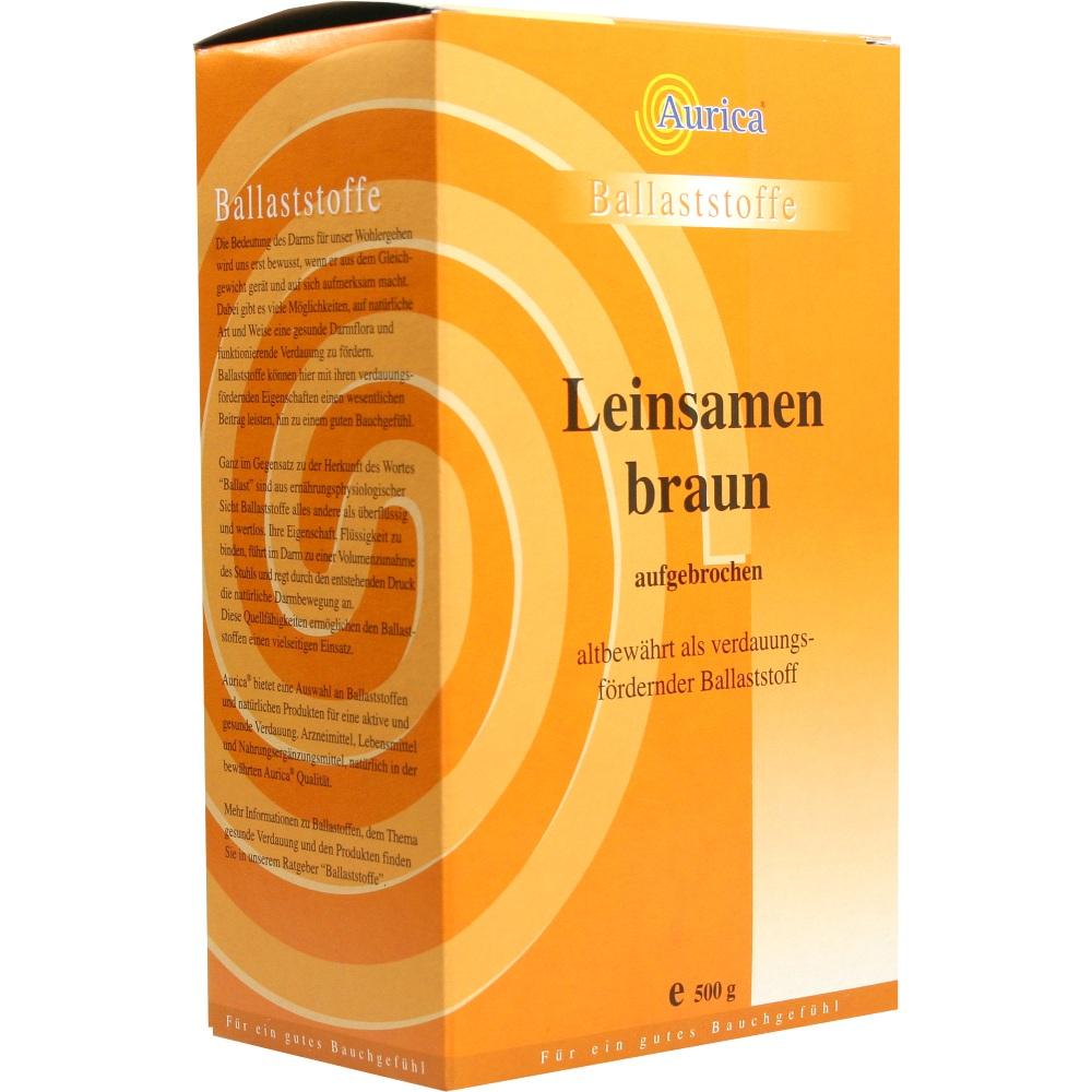 LEINSAMEN braun aufgebrochen 500 g