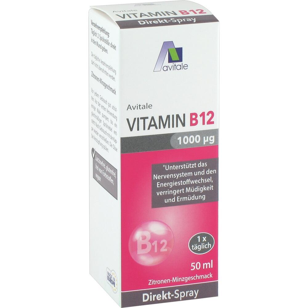 avitale VITAMIN B12 1000 µg Direkt-Spray 50 ml Spray