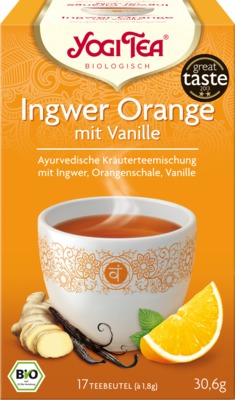 YOGI TEA Ingwer Orange+Vanille Bio Filterbeutel 17X1.8 g Filterbeutel