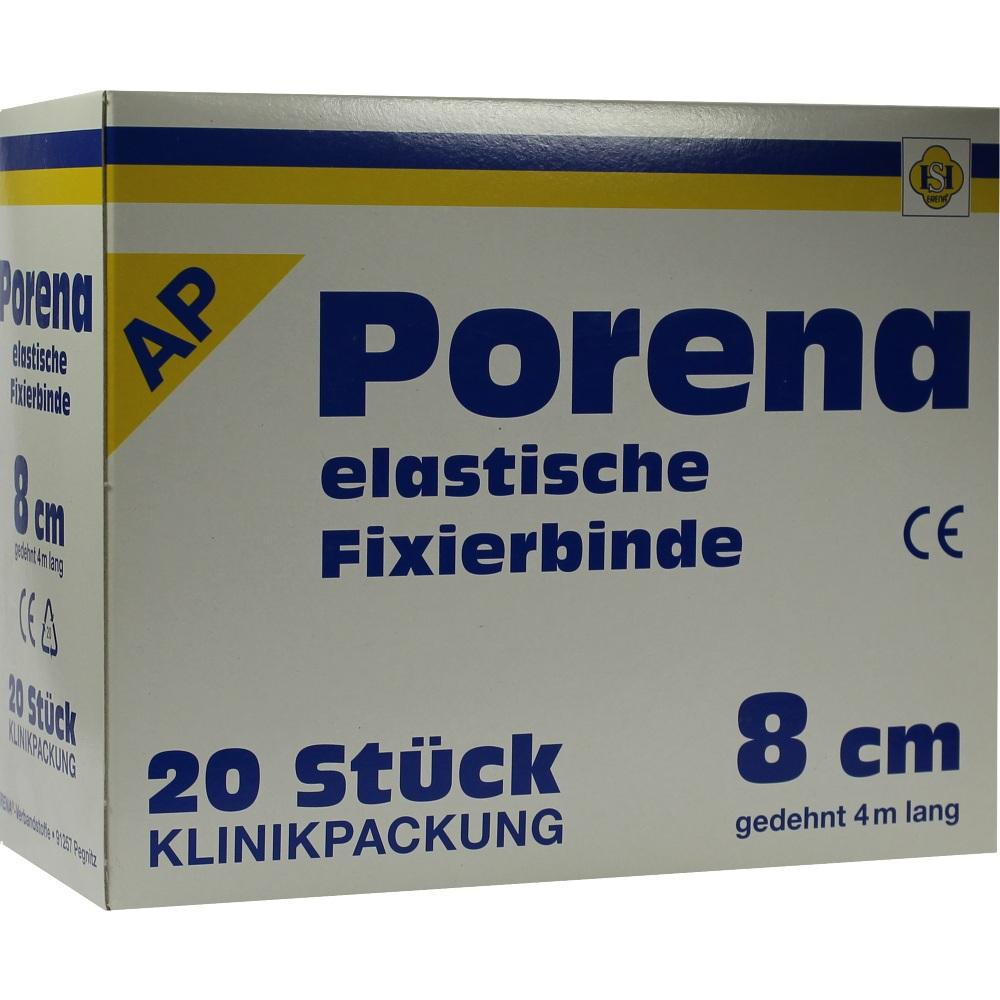 PORENA hochelast.Fixierbinde 8 cm 20 St Binden