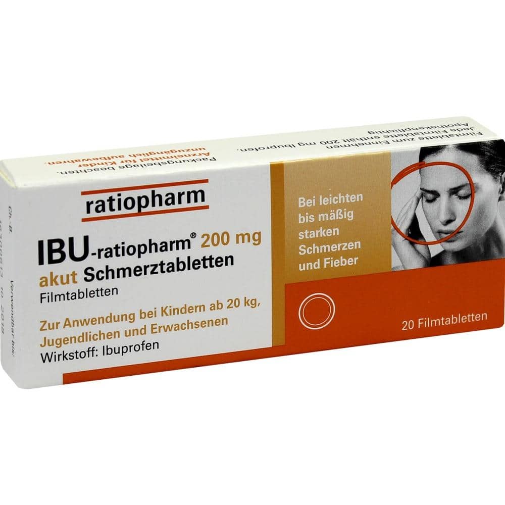 IBU-ratiopharm 200 akut  20 St Filmtabletten