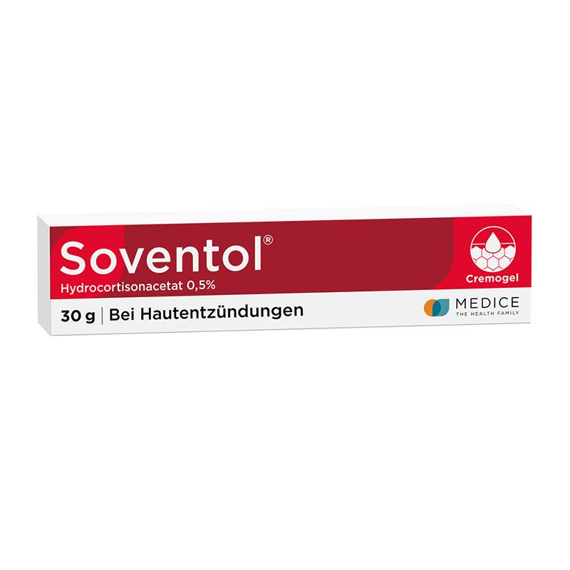 Soventol HydroCortisonACETAT 0,5% bei Hautentzündungen 30 g Creme