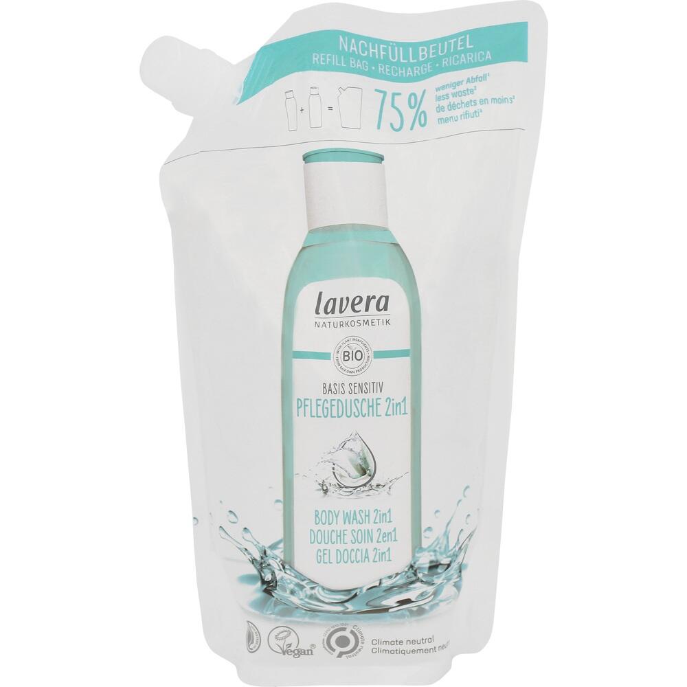 lavera BASIS SENSITIVE PFLEGEDUSCHE 2in1 NACHFÜLLBEUTEL 500 ml Beutel