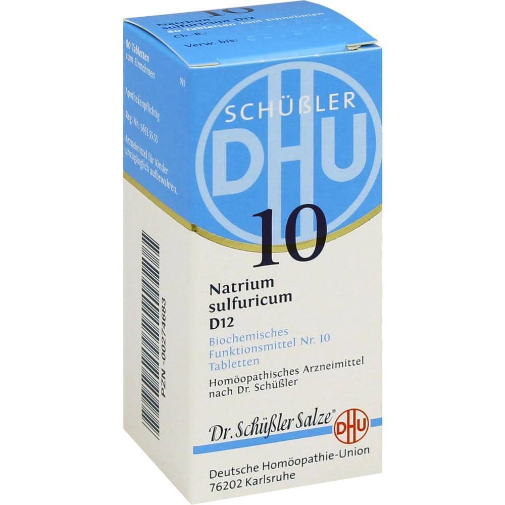 DHU Schüßler-Salz Nr. 10 Natrium sulfuricum D12 80 St Tabletten