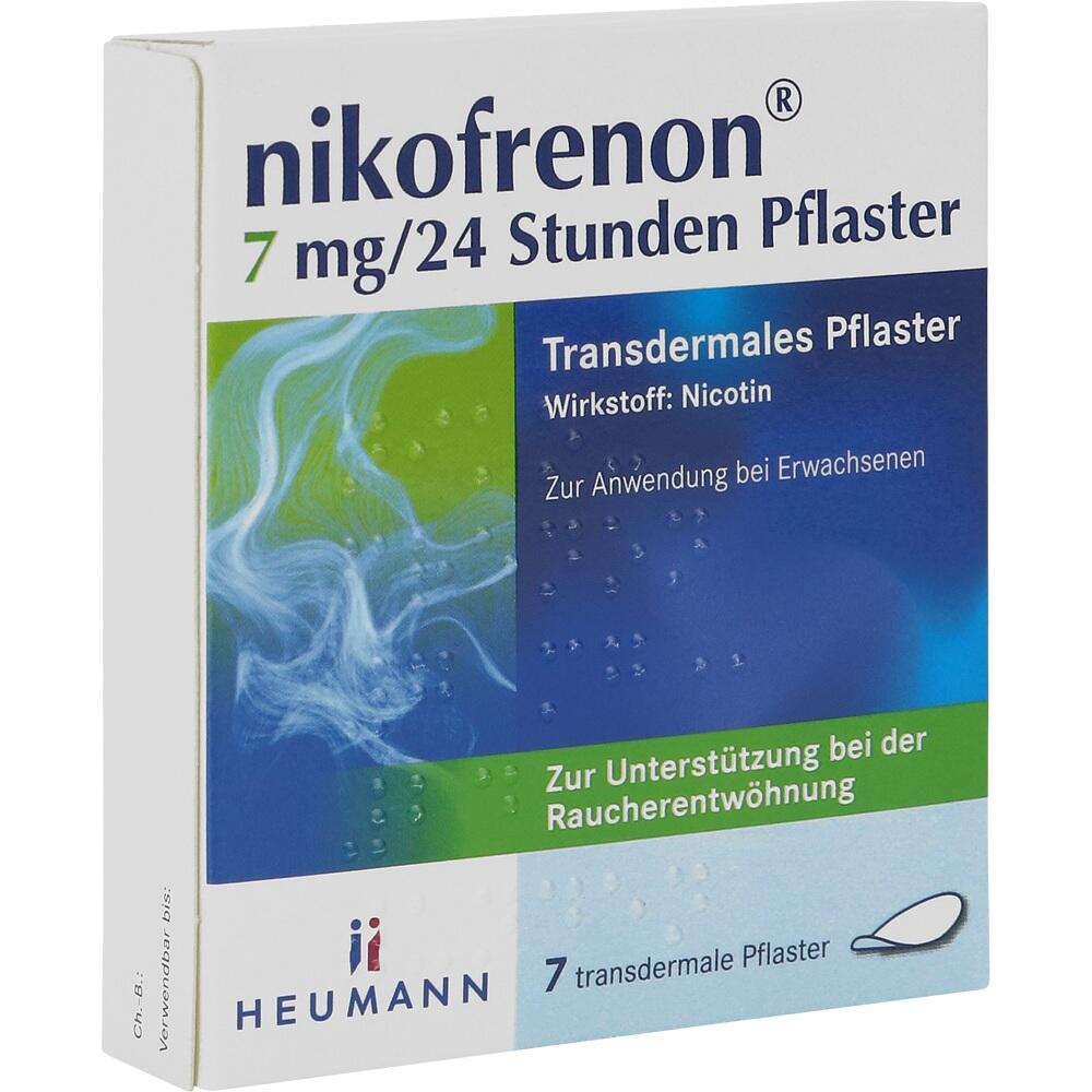 nikofrenon 7 mg/24 Stunden Pflaster, 7 St 7 St Pflaster transdermal