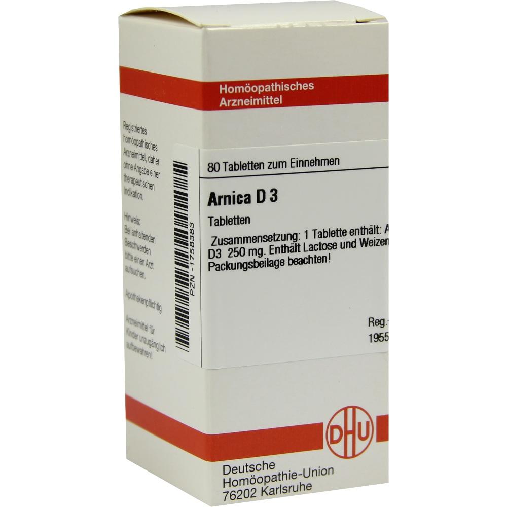 ARNICA D 3 Tabletten 80 St Tabletten