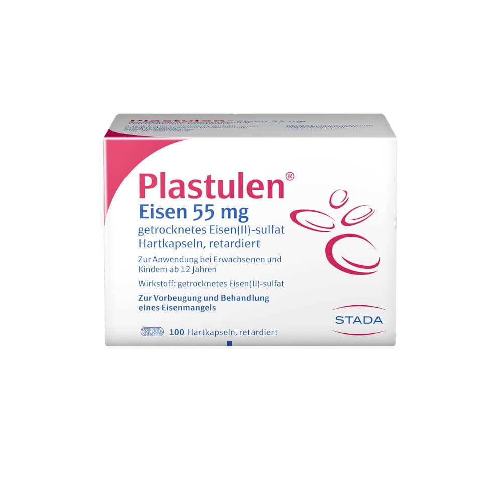 Plastulen Eisen 55mg 100 St Retard-Kapseln