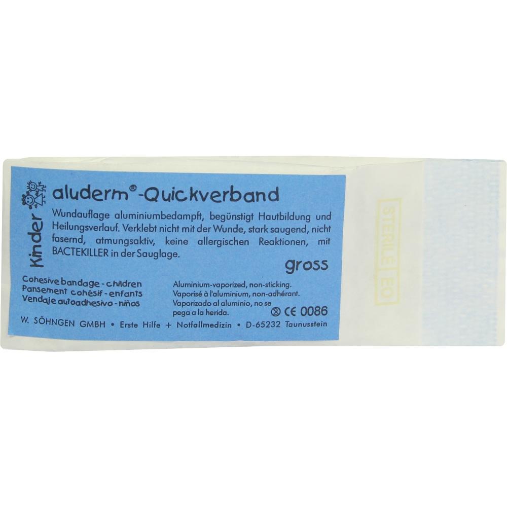 ALUDERM Kinder Quickverband groß 1 St Verband