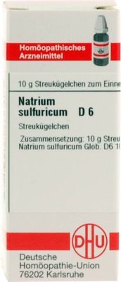 NATRIUM SULFURICUM D 6 Globuli 10 g Globuli