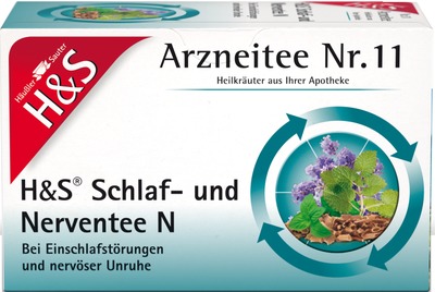 H&S Arzneitee Schlaf- und Nerventee N  20X2.0 g Filterbeutel