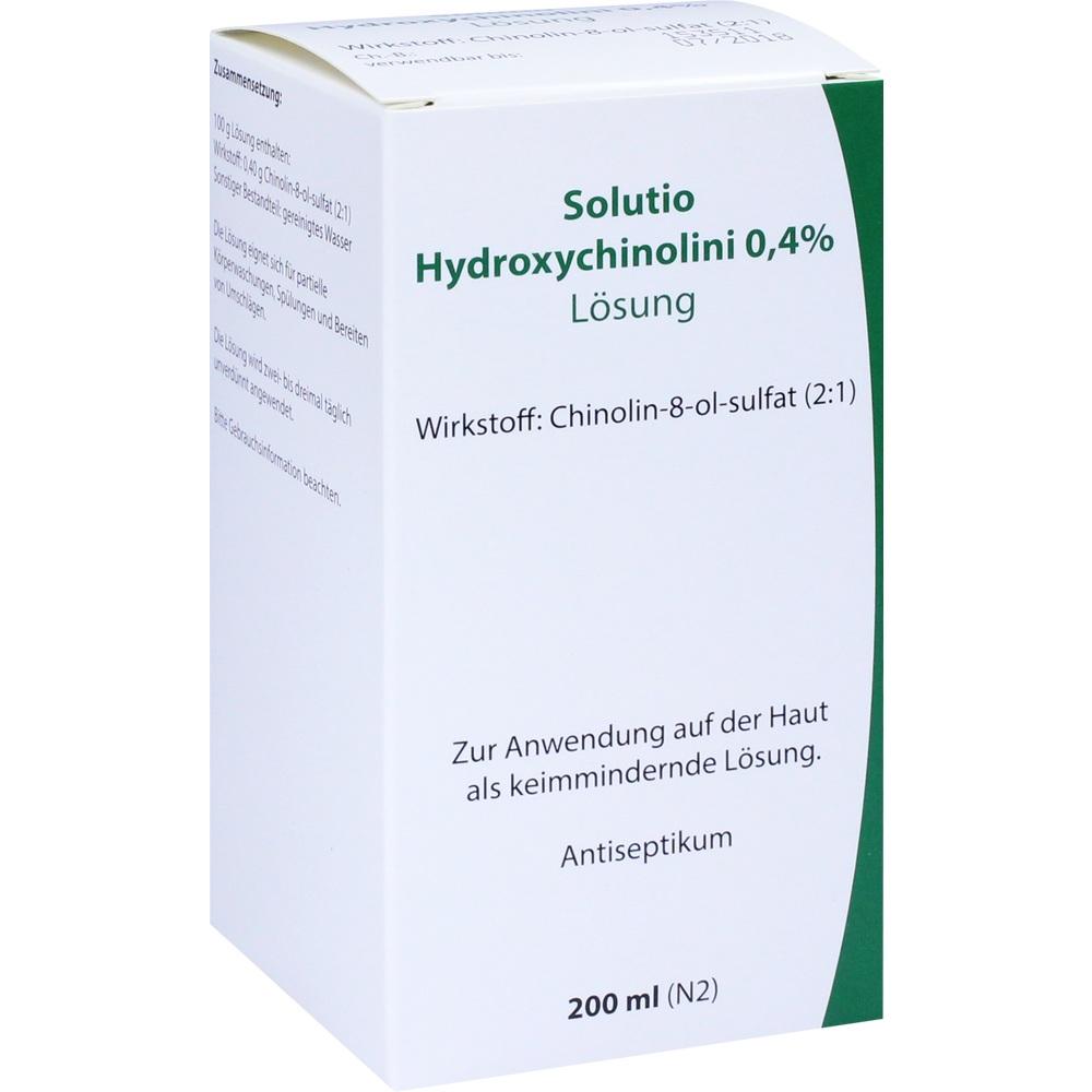 SOLUTIO Hydroxychinolini 0,4% Lösung 200 ml Lösung