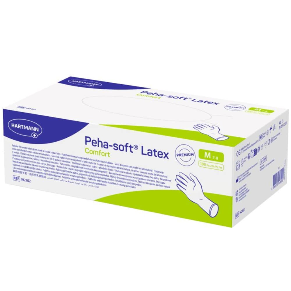 Peha-soft Latex Comfort S 100 St Handschuhe