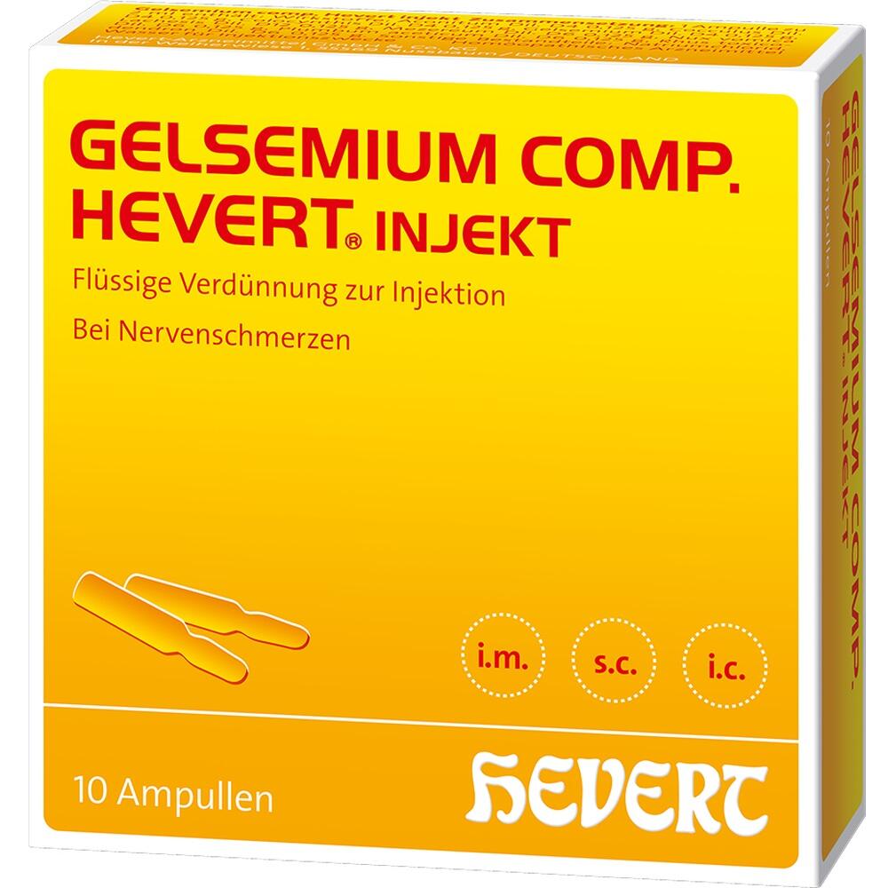 GELSEMIUM COM HEVERT INJEKT 10 St Ampullen
