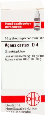AGNUS CASTUS D 4 Globuli 10 g Globuli