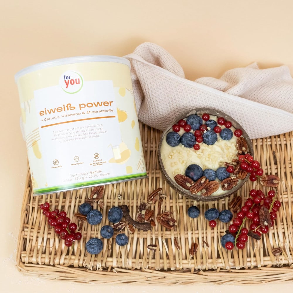 for you eiweiß power Vanille 750 g Pulver
